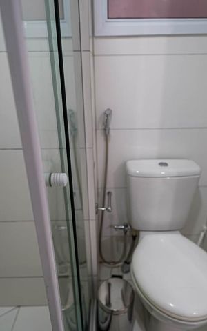 Studio para alugar com 25m², 1 quarto e sem vaga Studio para alugar com 25m², 1 quarto e sem vagaBanheiro