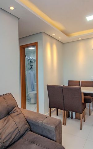 Apartamento à venda com 48m², 2 quartos e 1 vaga Apartamento à venda com 48m², 2 quartos e 1 vagaSala