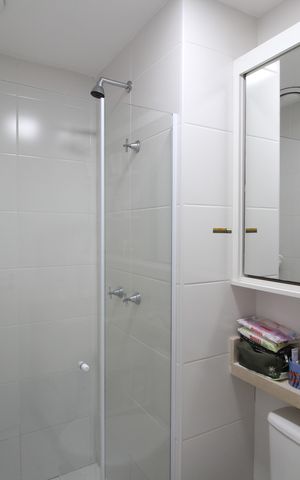 Apartamento à venda com 81m², 2 quartos e 1 vagaBanheiro da Suíte