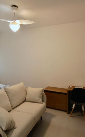 Studio para alugar com 30m², 1 quarto e sem vagaSala/Quarto