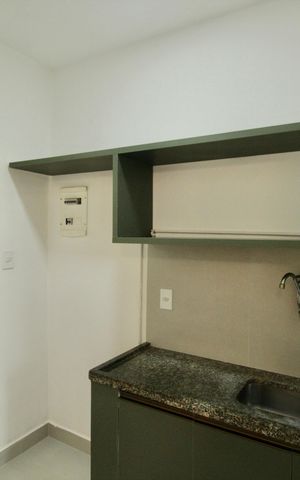 Studio para alugar com 30m², 1 quarto e sem vagaCozinha