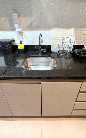 Studio à venda com 25m², 0 quarto e sem vaga Studio à venda com 25m², 0 quarto e sem vagaCozinha