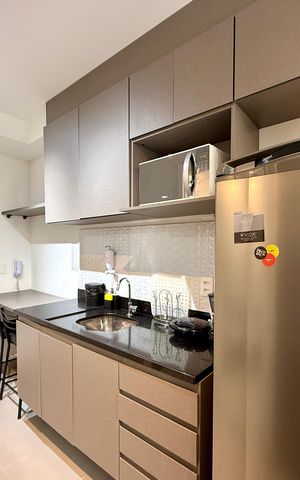 Studio à venda com 25m², 0 quarto e sem vaga Studio à venda com 25m², 0 quarto e sem vagaCozinha