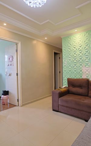 Apartamento à venda com 45m², 2 quartos e 2 vagasSala