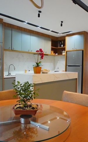 Casa de condomínio à venda com 129m², 3 quartos e 1 vagaCozinha