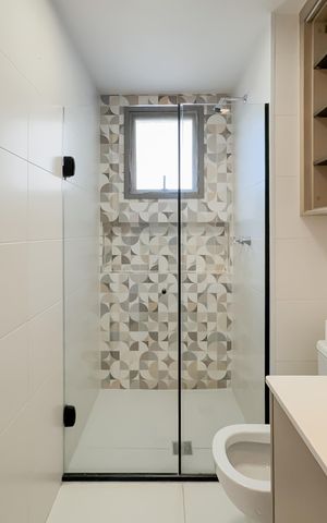 Apartamento à venda com 69m², 2 quartos e 1 vaga Apartamento à venda com 69m², 2 quartos e 1 vagaBanheiro da Suíte