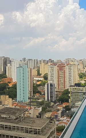 Studio à venda com 35m², 1 quarto e sem vagaÁrea comum - Piscina