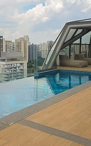 Studio à venda com 35m², 1 quarto e sem vagaÁrea comum - Piscina