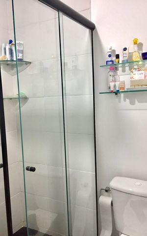 Apartamento à venda com 60m², 1 quarto e sem vaga Apartamento à venda com 60m², 1 quarto e sem vagaBanheiro