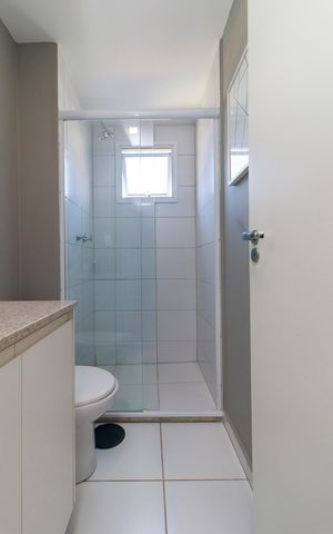 Apartamento à venda com 58m², 2 quartos e 1 vaga Apartamento à venda com 58m², 2 quartos e 1 vagaBanheiro da Suíte