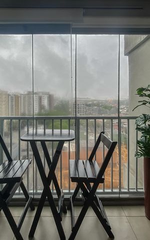 Studio para alugar com 30m², 1 quarto e sem vaga Studio para alugar com 30m², 1 quarto e sem vagaSacada