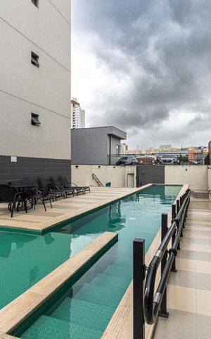 Studio para alugar com 32m², 1 quarto e 1 vaga Studio para alugar com 32m², 1 quarto e 1 vagaÁrea comum