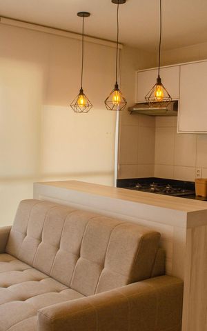 Apartamento para alugar com 46m², 1 quarto e 1 vaga Apartamento para alugar com 46m², 1 quarto e 1 vagaSala/Cozinha