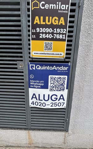 Apartamento para alugar com 35m², 1 quarto e sem vaga Apartamento para alugar com 35m², 1 quarto e sem vagaPlaca