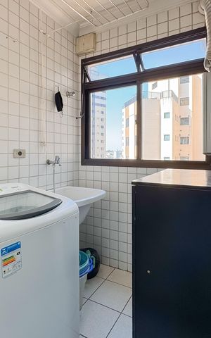 Apartamento à venda com 146m², 3 quartos e 3 vagas Apartamento à venda com 146m², 3 quartos e 3 vagasÁrea de Serviço