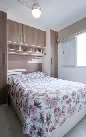 Apartamento à venda com 48m², 2 quartos e 1 vagaQuarto 2