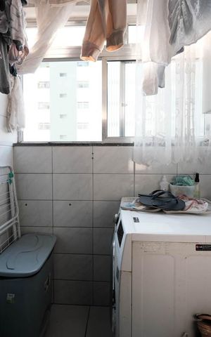 Apartamento à venda com 48m², 2 quartos e 1 vagaCozinha e Área de Serviço