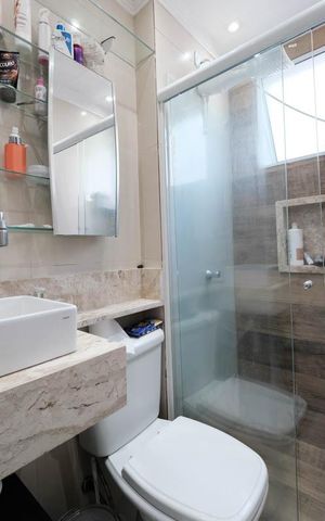 Apartamento à venda com 48m², 2 quartos e 1 vagaBanheiro