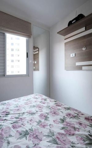 Apartamento à venda com 48m², 2 quartos e 1 vagaQuarto 2