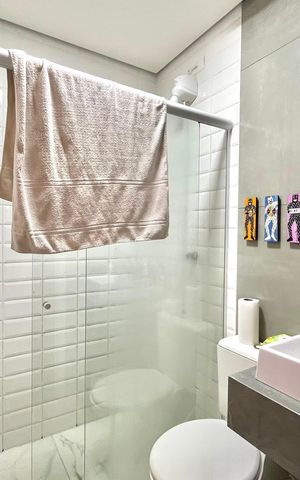 Apartamento à venda com 100m², 2 quartos e sem vagaBanheiro Corredor