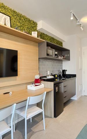 Studio à venda com 24m², 1 quarto e sem vagaStudio