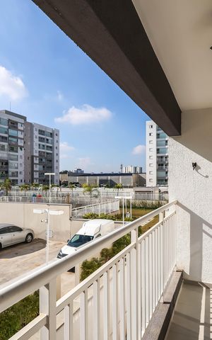 Apartamento à venda com 55m², 2 quartos e 1 vagaVaranda