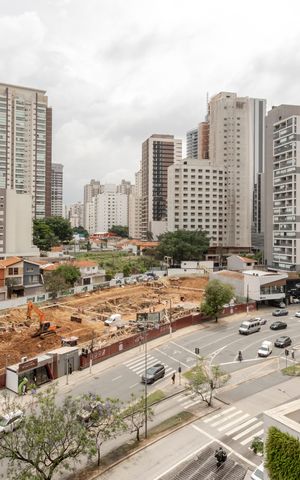 Studio para alugar com 26m², 1 quarto e sem vaga Studio para alugar com 26m², 1 quarto e sem vagaVista da Varanda Studio