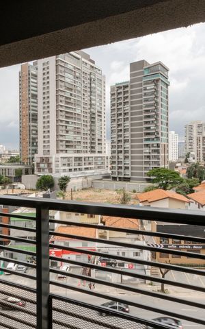 Studio para alugar com 26m², 1 quarto e sem vaga Studio para alugar com 26m², 1 quarto e sem vagaVaranda Studio