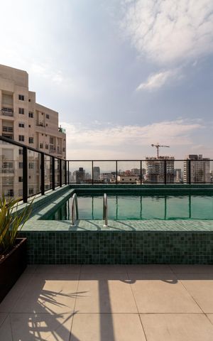 Apartamento à venda com 31m², 1 quarto e sem vaga Apartamento à venda com 31m², 1 quarto e sem vagaPiscina