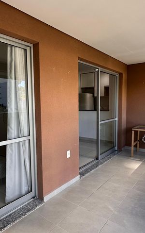Apartamento para alugar com 53m², 1 quarto e 1 vaga Apartamento para alugar com 53m², 1 quarto e 1 vagaVaranda da sala