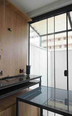 Studio à venda com 33m², 1 quarto e sem vagaVaranda