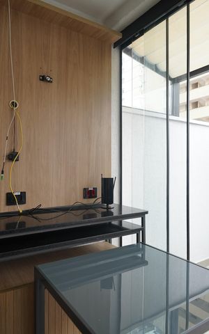 Studio à venda com 33m², 1 quarto e sem vagaVaranda