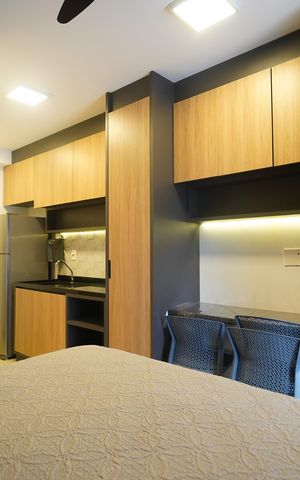 Studio à venda com 33m², 1 quarto e sem vagaStudio