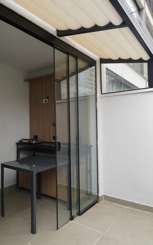 Studio à venda com 33m², 1 quarto e sem vagaVaranda