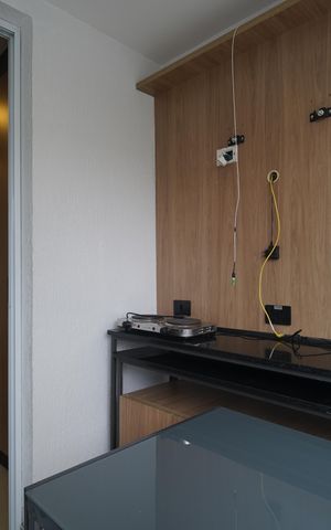 Studio à venda com 33m², 1 quarto e sem vagaVaranda