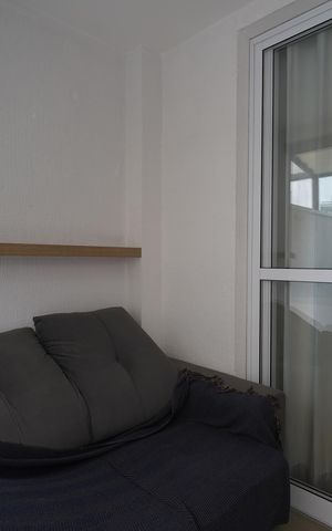 Studio à venda com 33m², 1 quarto e sem vagaVaranda