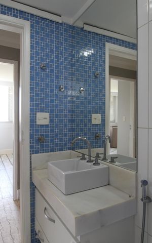 Apartamento para alugar com 110m², 3 quartos e 1 vagaBanheiro Social