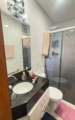 Apartamento à venda com 52m², 2 quartos e 1 vaga Apartamento à venda com 52m², 2 quartos e 1 vagaBanheiro da Suíte