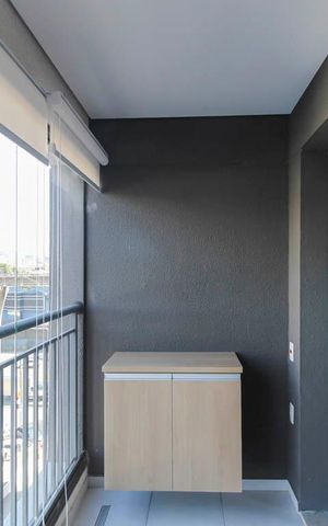 Apartamento para alugar com 26m², 1 quarto e sem vaga Apartamento para alugar com 26m², 1 quarto e sem vagaVaranda