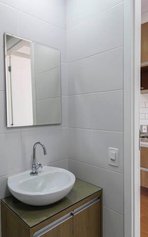 Apartamento para alugar com 26m², 1 quarto e sem vaga Apartamento para alugar com 26m², 1 quarto e sem vagaBanheiro Social