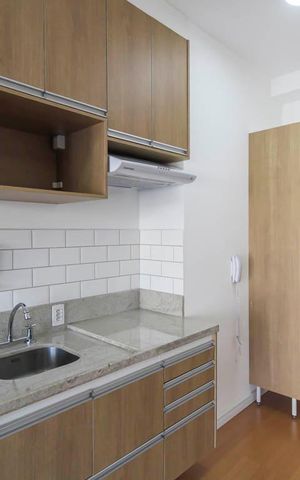 Apartamento para alugar com 26m², 1 quarto e sem vaga Apartamento para alugar com 26m², 1 quarto e sem vagaCozinha