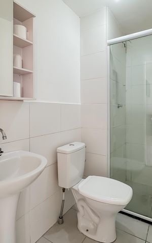 Apartamento à venda com 34m², 2 quartos e sem vaga Apartamento à venda com 34m², 2 quartos e sem vagaBanheiro