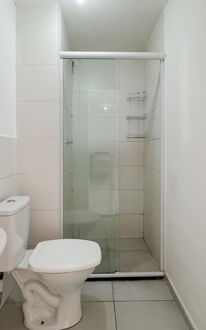Apartamento à venda com 34m², 2 quartos e sem vaga Apartamento à venda com 34m², 2 quartos e sem vagaBanheiro