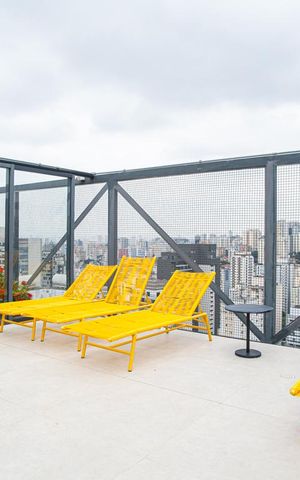 Studio para alugar com 24m², 1 quarto e sem vaga Studio para alugar com 24m², 1 quarto e sem vagaÁrea comum - Solário