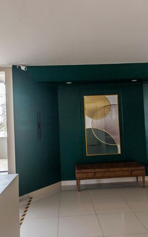 Apartamento para alugar com 106m², 3 quartos e 2 vagasHall social