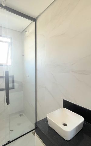 Apartamento à venda com 85m², 3 quartos e 2 vagasBanheiro da Suíte