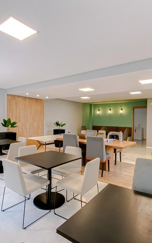 Apartamento à venda com 38m², 2 quartos e 1 vagaÁrea comum - Salão de festas