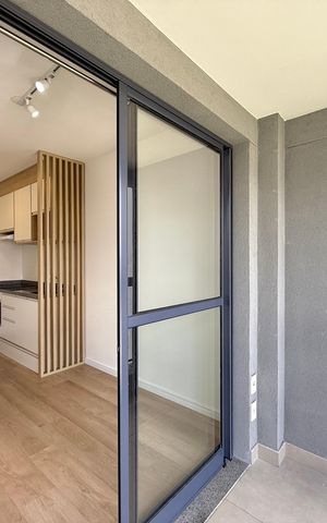Apartamento à venda com 29m², 1 quarto e sem vaga Apartamento à venda com 29m², 1 quarto e sem vagaSacada Sala