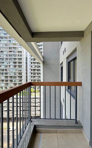Apartamento à venda com 29m², 1 quarto e sem vaga Apartamento à venda com 29m², 1 quarto e sem vagaSacada Sala