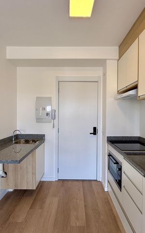 Apartamento à venda com 29m², 1 quarto e sem vaga Apartamento à venda com 29m², 1 quarto e sem vagaCozinha